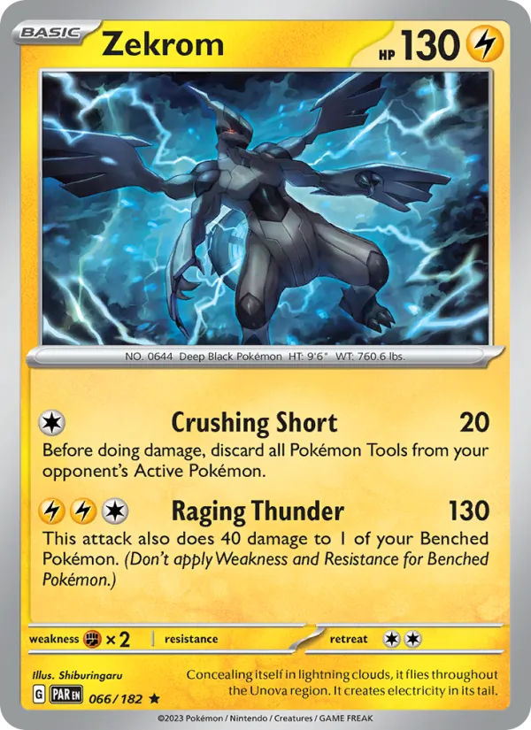 Zekrom — Paradox Rift #066 (Pokémon TCG card)