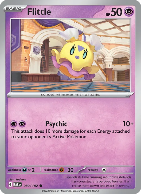 Flittle — Paradox Rift #080 (Pokémon TCG card)