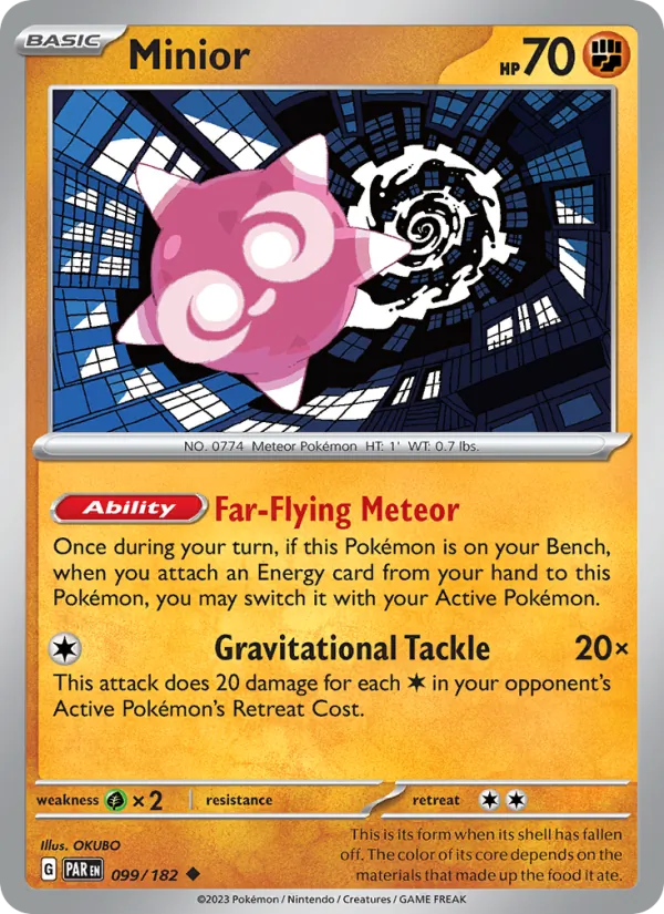 Minior — Paradox Rift #099 (Pokémon TCG card)