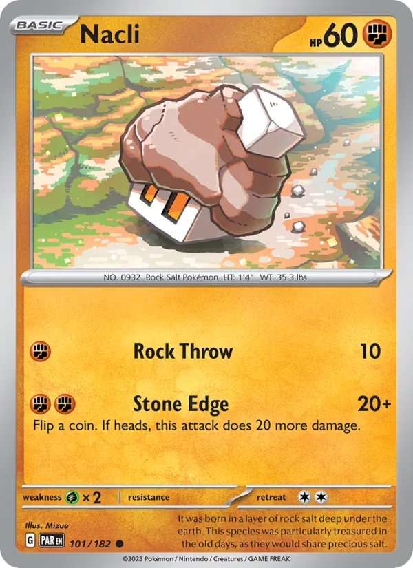Nacli — Paradox Rift #101 (Pokémon TCG card)