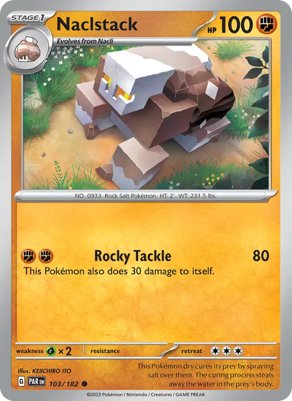 Naclstack — Paradox Rift #103 (Pokémon TCG card)