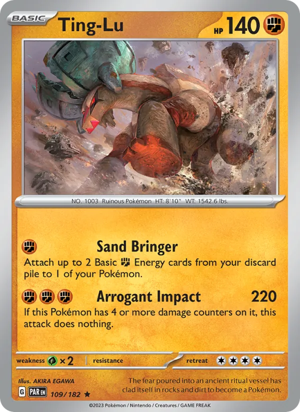 Ting-Lu — Paradox Rift #109 (Pokémon TCG card)