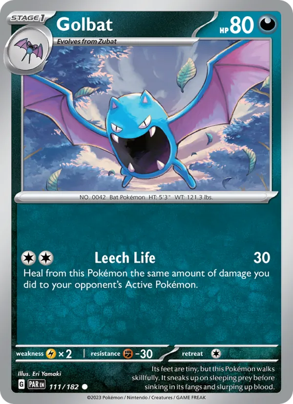 Golbat — Paradox Rift #111 (Pokémon TCG card)