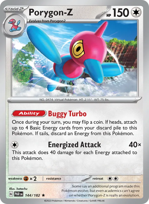 Porygon-Z — Paradox Rift #144 (Pokémon TCG card)