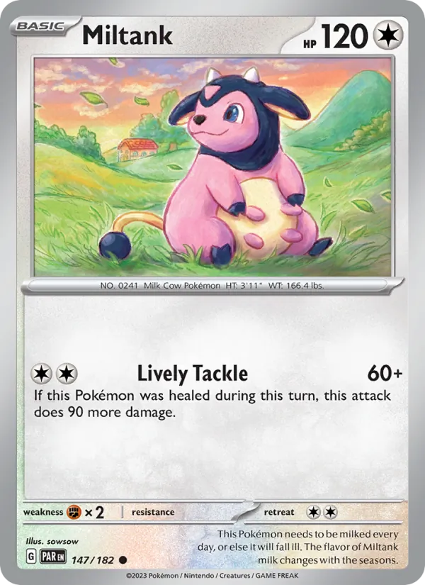 Miltank — Paradox Rift #147 (Pokémon TCG card)
