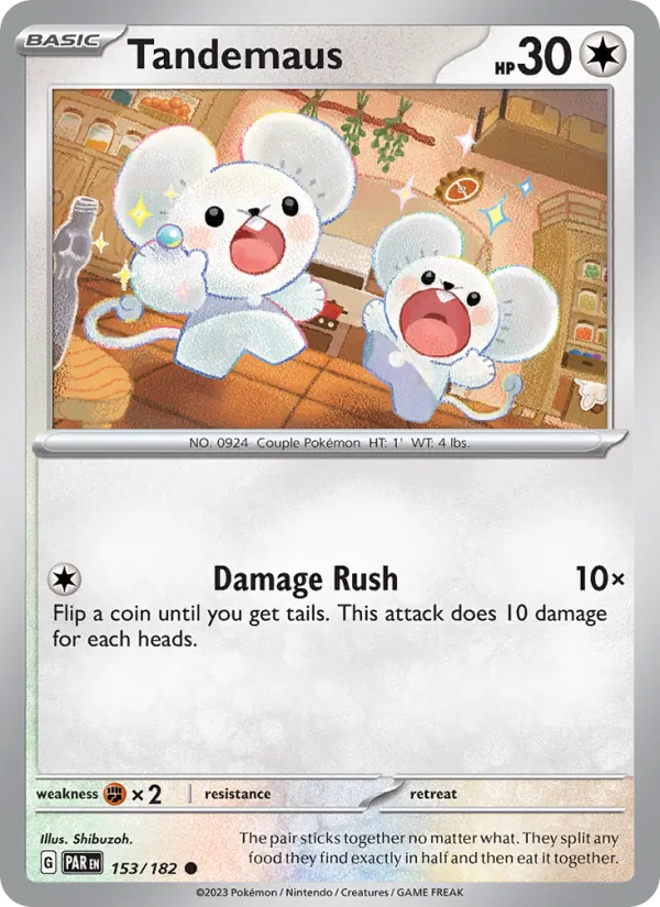 Tandemaus — Paradox Rift #153 (Pokémon TCG card)