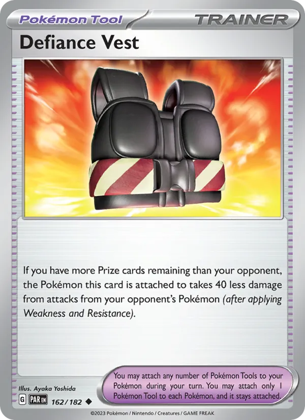 Defiance Vest — Paradox Rift #162 (Pokémon TCG card)