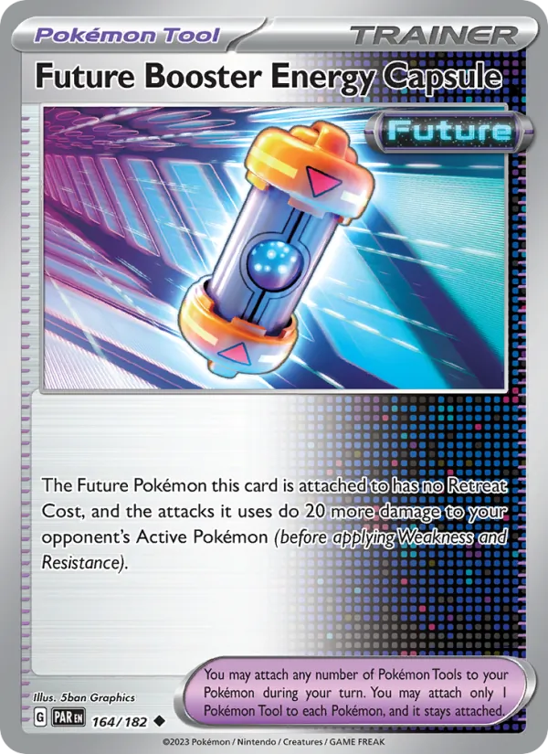 Future Booster Energy Capsule — Paradox Rift #164 (Pokémon TCG card)
