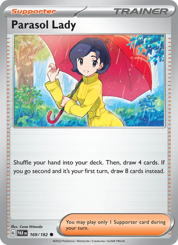Parasol Lady — Paradox Rift #169 (Pokémon TCG card)