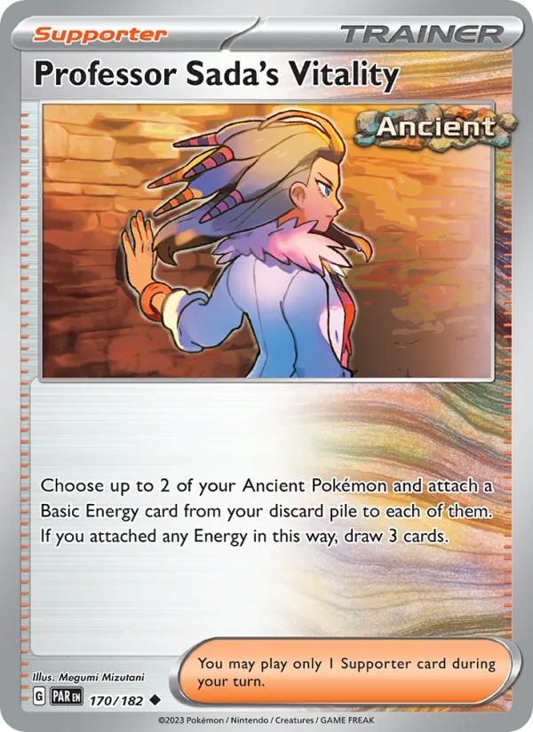 Professor Sada's Vitality — Paradox Rift #170 (Pokémon TCG card)