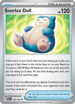 Snorlax Doll (Paradox Rift #175)