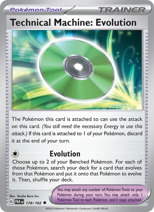 Technical Machine: Evolution — Paradox Rift #178 (Pokémon TCG card)