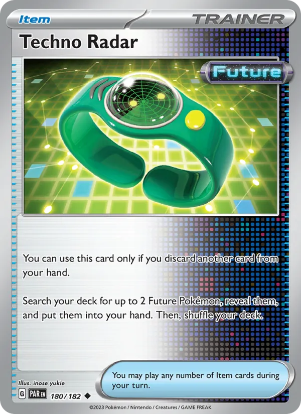 Techno Radar — Paradox Rift #180 (Pokémon TCG card)