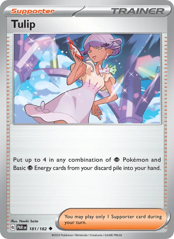 Tulip — Paradox Rift #181 (Pokémon TCG card)