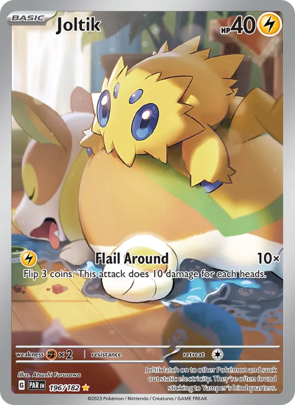 Joltik — Paradox Rift #196 (Pokémon TCG card)