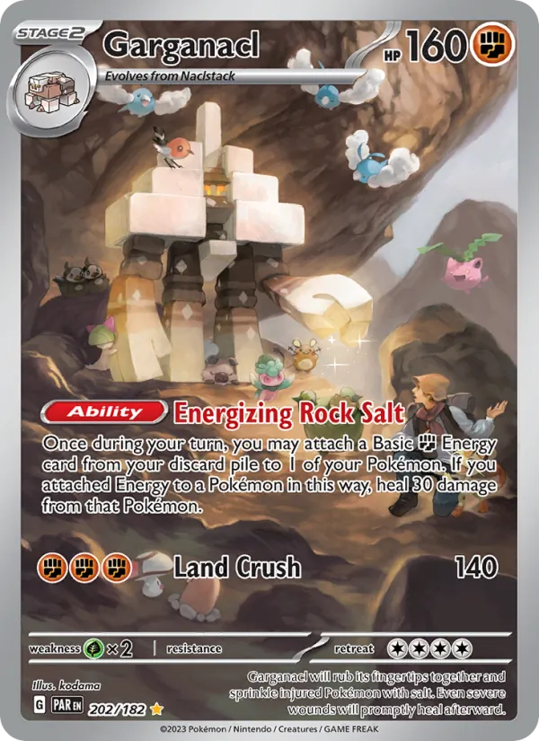 Garganacl — Paradox Rift #202 (Pokémon TCG card)