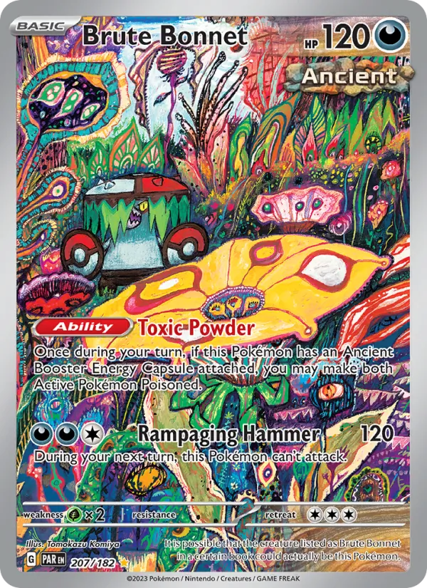 Brute Bonnet — Paradox Rift #207 (Pokémon TCG card)