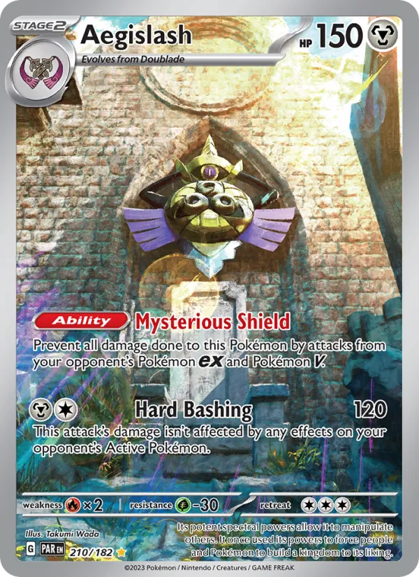 Aegislash — Paradox Rift #210 (Pokémon TCG card)