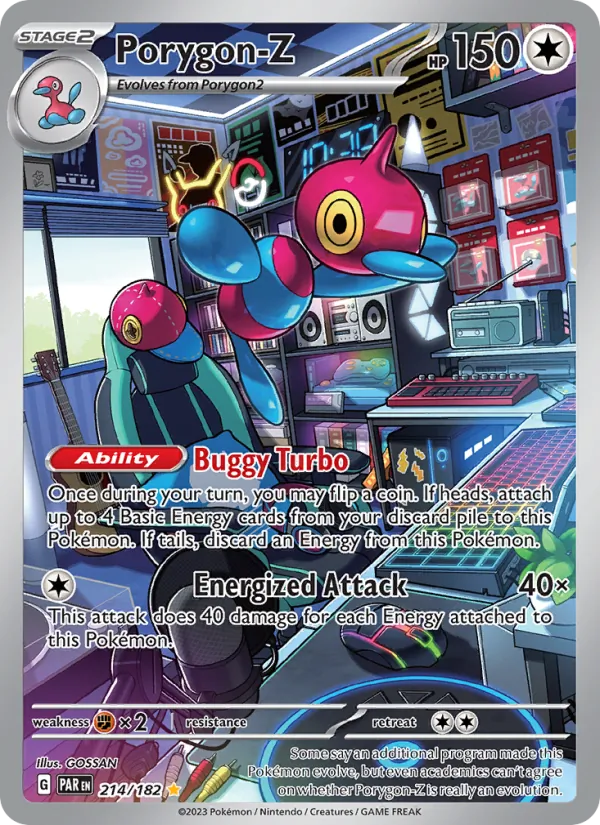 Porygon-Z — Paradox Rift #214 (Pokémon TCG card)
