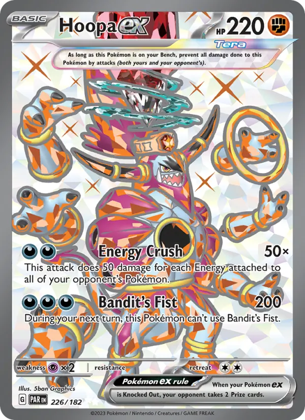 Hoopa ex — Paradox Rift #226 (Pokémon TCG card)