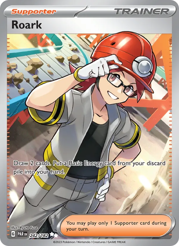 Roark — Paradox Rift #242 (Pokémon TCG card)
