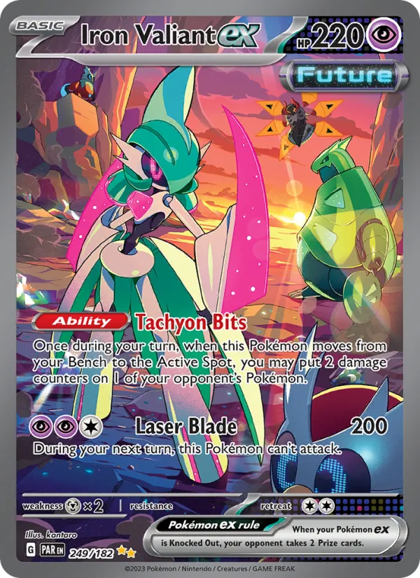 Iron Valiant ex — Paradox Rift #249 (Pokémon TCG card)