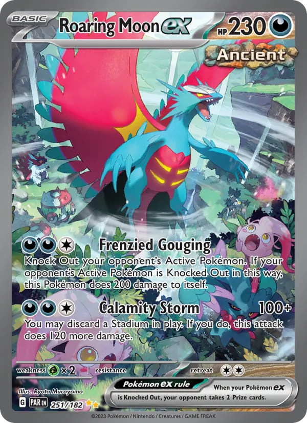 Roaring Moon ex — Paradox Rift #251 (Pokémon TCG card)