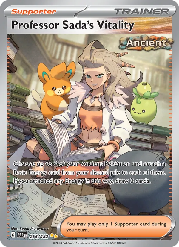 Professor Sada's Vitality — Paradox Rift #256 (Pokémon TCG card)