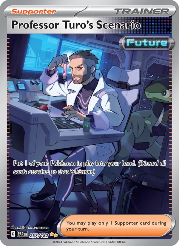 Professor Turo's Scenario — Paradox Rift #257 (Pokémon TCG card)