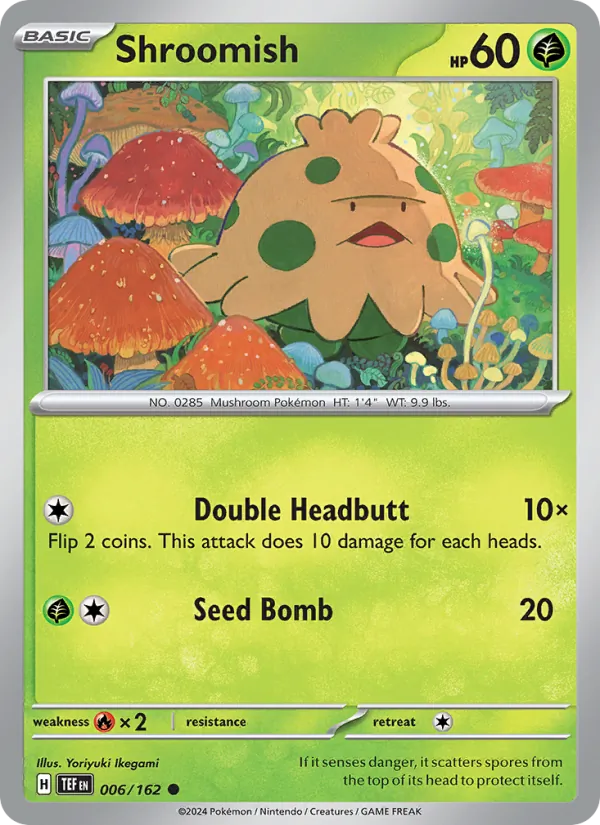 Shroomish — Temporal Forces #006 (Pokémon TCG card)