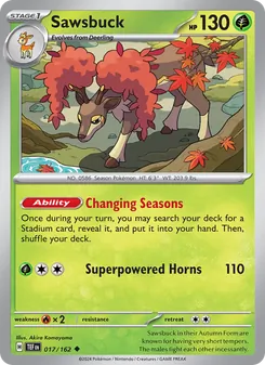 Sawsbuck (Temporal Forces #017)