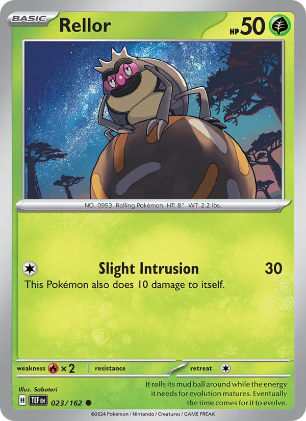 Rellor — Temporal Forces #023 (Pokémon TCG card)