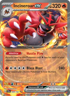 Incineroar ex (Temporal Forces #034)