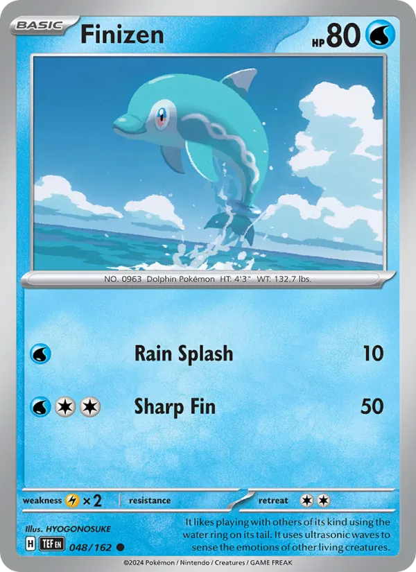 Finizen — Temporal Forces #048 (Pokémon TCG card)