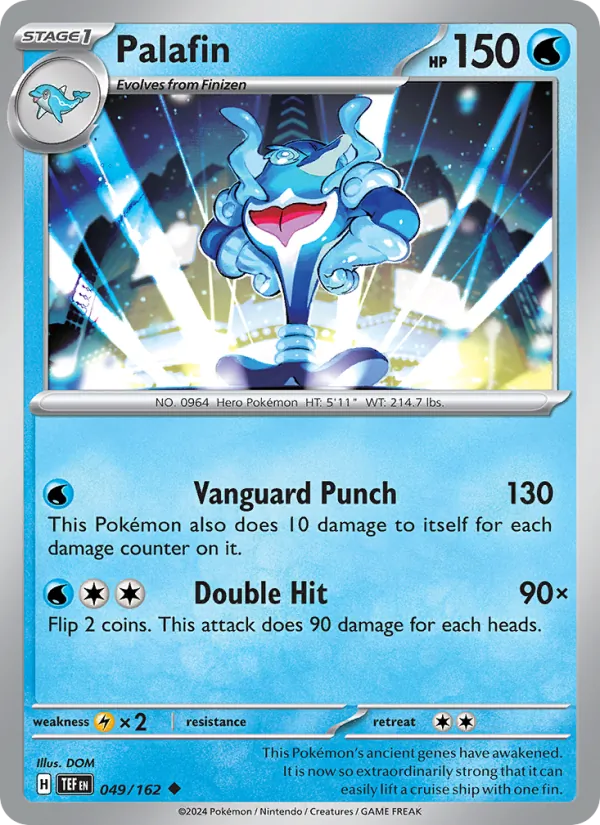 Palafin — Temporal Forces #049 (Pokémon TCG card)