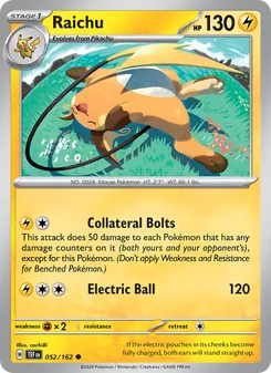 Raichu (Temporal Forces #052)