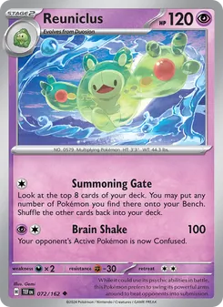 Reuniclus (Temporal Forces #072)