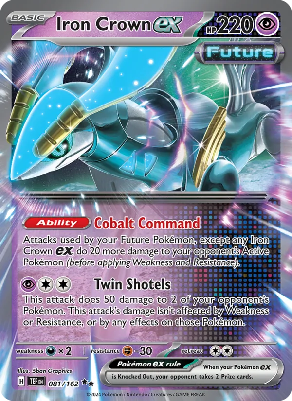 Iron Crown ex — Temporal Forces #081 (Pokémon TCG card)