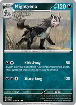 Mightyena (Temporal Forces #106)