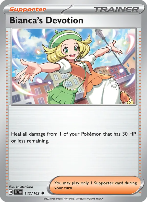 Bianca's Devotion — Temporal Forces #142 (Pokémon TCG card)