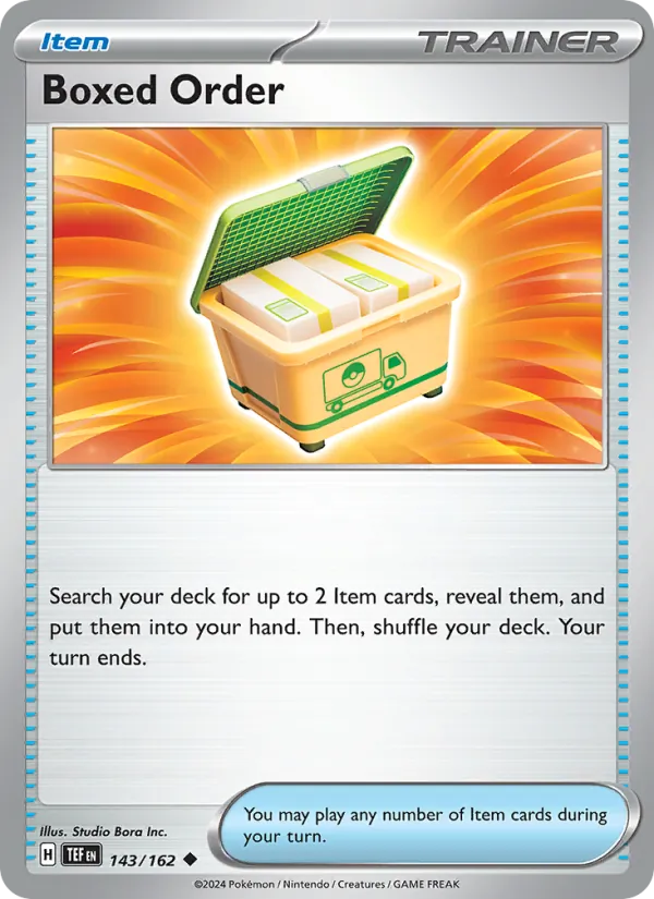 Boxed Order — Temporal Forces #143 (Pokémon TCG card)