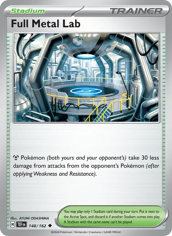 Full Metal Lab — Temporal Forces #148 (Pokémon TCG card)