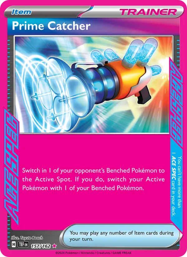 Prime Catcher — Temporal Forces #157 (Pokémon TCG card)