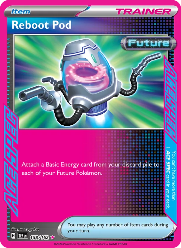 Reboot Pod — Temporal Forces #158 (Pokémon TCG card)