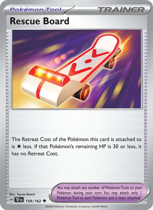 Rescue Board — Temporal Forces #159 (Pokémon TCG card)