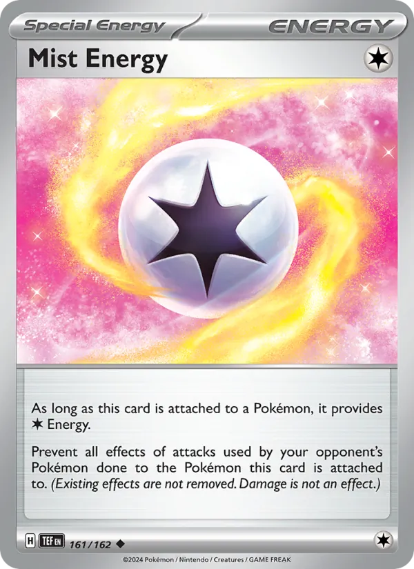 Mist Energy — Temporal Forces #161 (Pokémon TCG card)