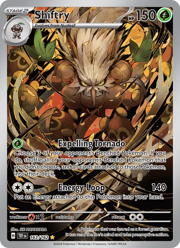 Shiftry — Temporal Forces #163 (Pokémon TCG card)