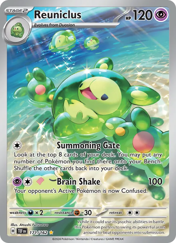 Reuniclus — Temporal Forces #171 (Pokémon TCG card)