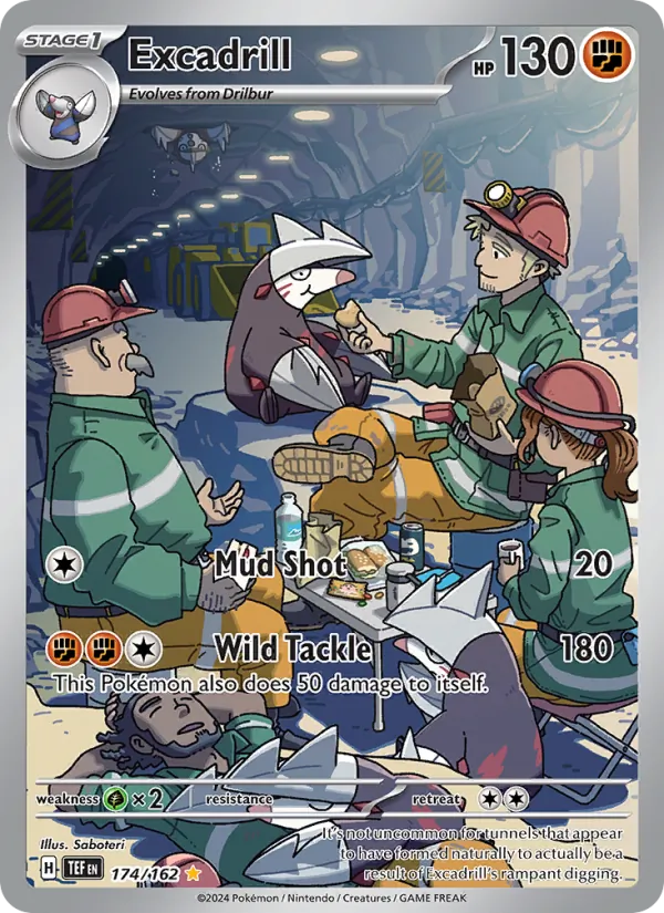 Excadrill — Temporal Forces #174 (Pokémon TCG card)