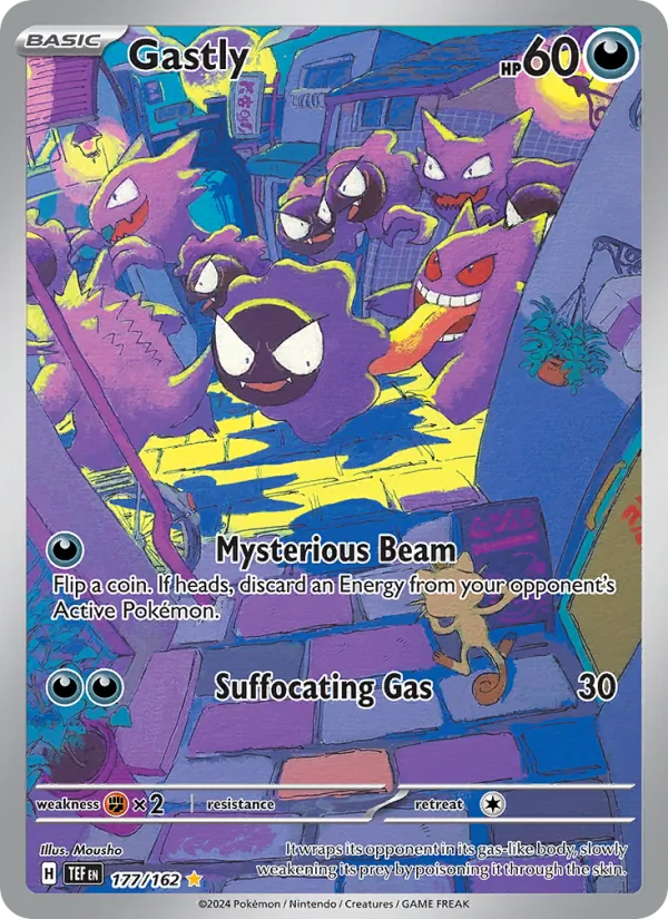 Gastly — Temporal Forces #177 (Pokémon TCG card)